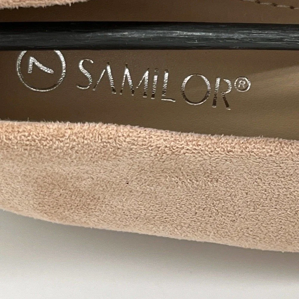 Samilor Elegant Flats Size 7 Pink Shoes Round Toe Shoes Comfortable Slip on NWT - Picture 9 of 12